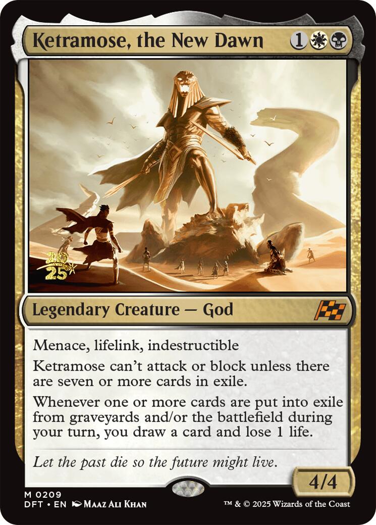 Ketramose, the New Dawn [Aetherdrift Prerelease Promos]