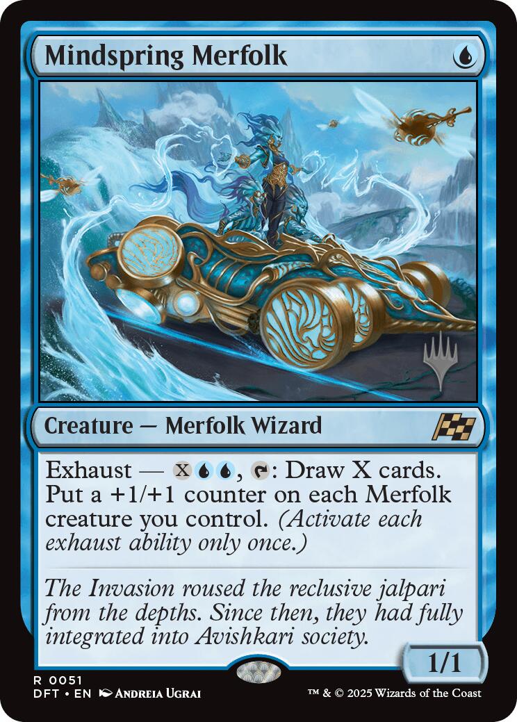 Mindspring Merfolk (Promo Pack) [Aetherdrift Promos]