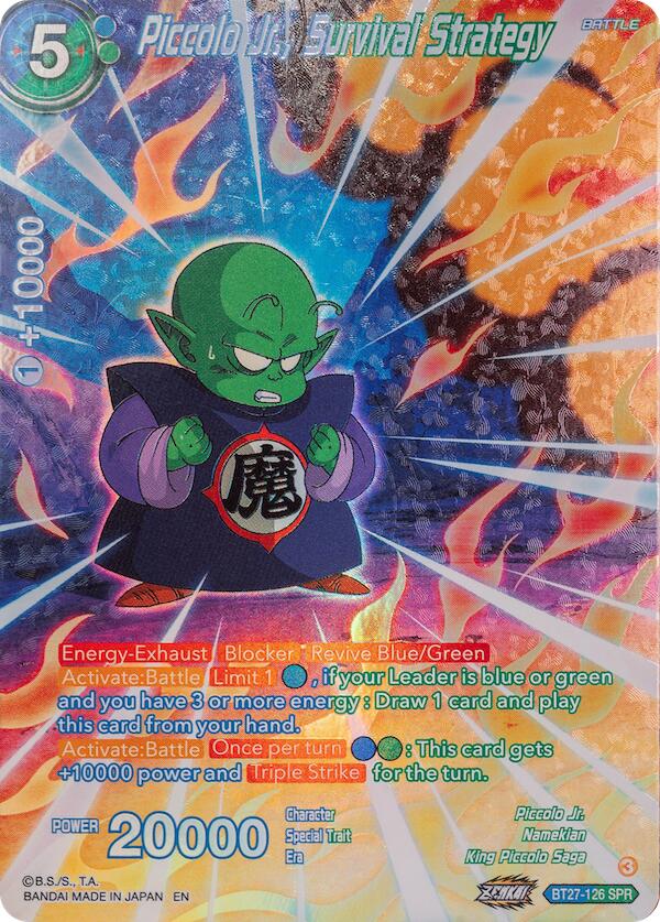 Piccolo Jr., Survival Strategy (SPR) (BT27-126) [History of Z]