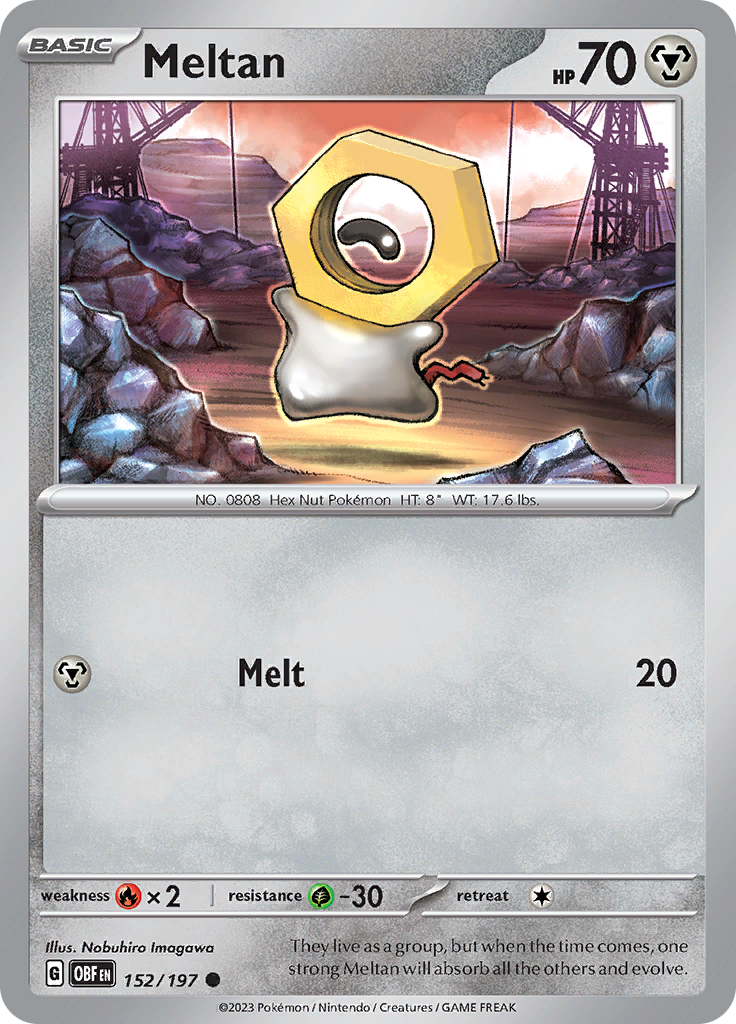 Meltan (152/197) [Scarlet & Violet: Obsidian Flames]