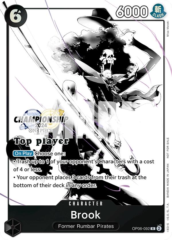 Brook (Championship 2024 Top Player Pack Vol. 2) [One Piece Promotion Cards]