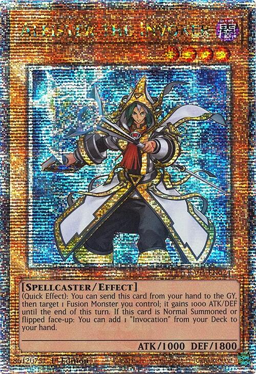 Aleister the Invoker (Alternate Art) [RA04-EN024] Quarter Century Secret Rare