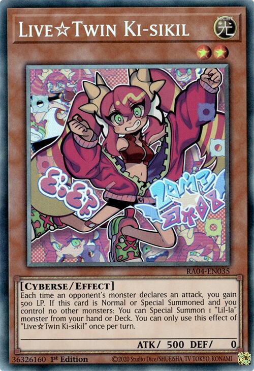 LiveTwin Ki-sikil [RA04-EN035] Prismatic Collector's Rare