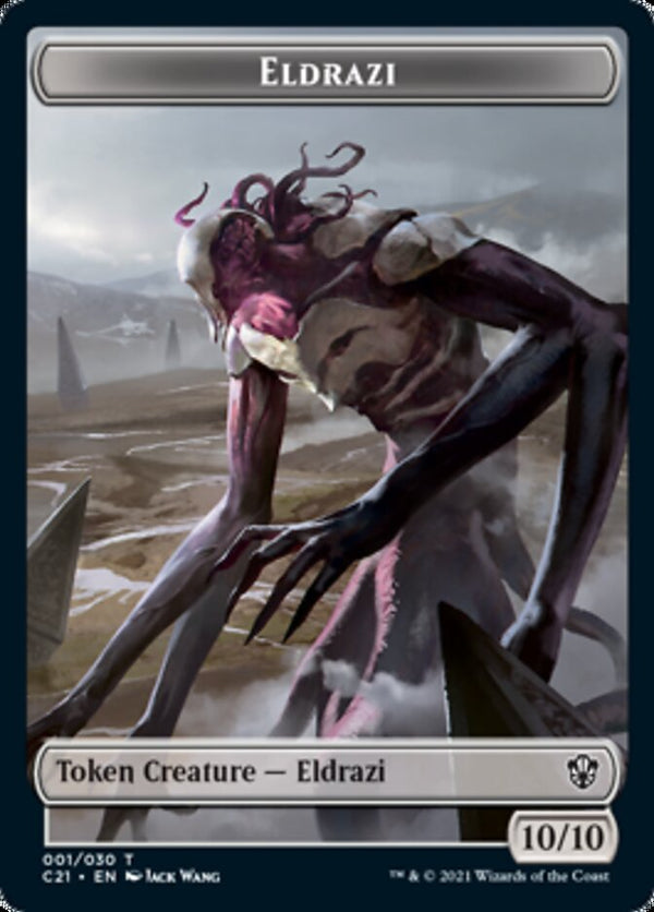 Eldrazi // Champion of Wits Double-Sided Token [Commander 2021 Tokens]
