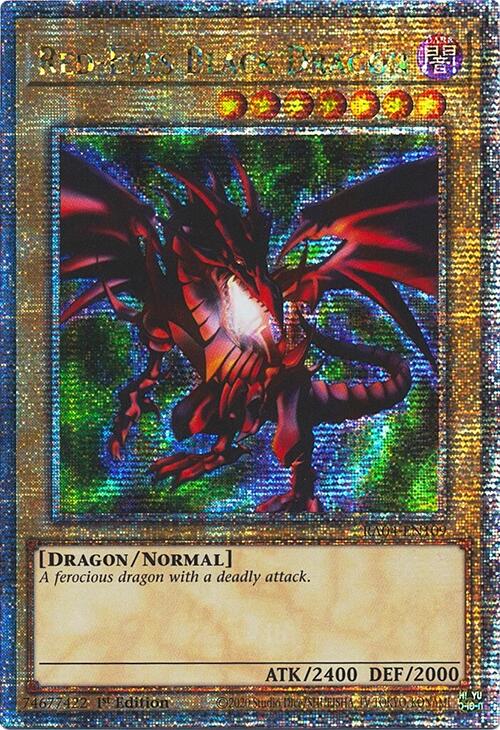 Red-Eyes Black Dragon (4th Art) [RA04-EN109] Quarter Century Secret Rare