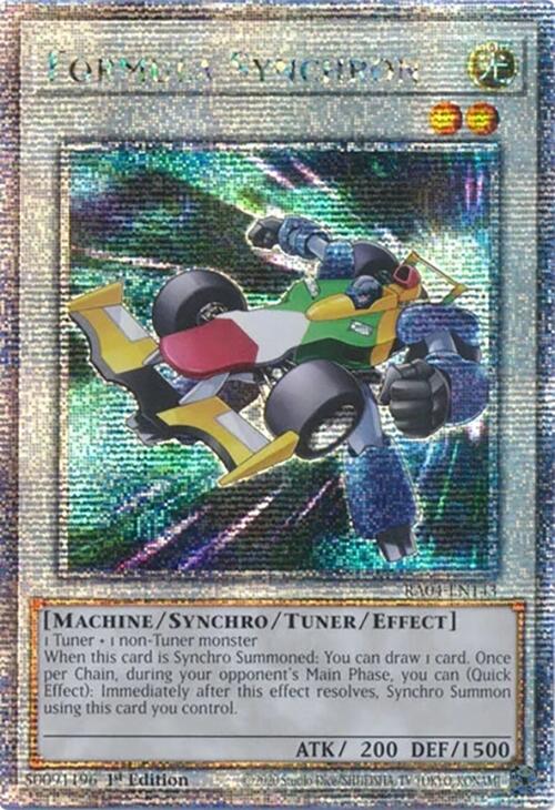 Formula Synchron [RA04-EN143] Quarter Century Secret Rare