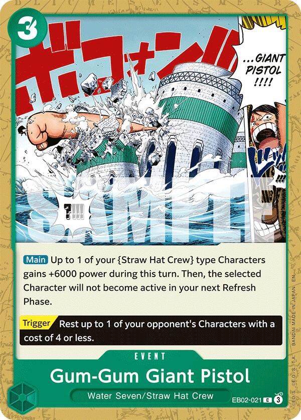 Gum-Gum Giant Pistol [Extra Booster: Anime 25th Collection]