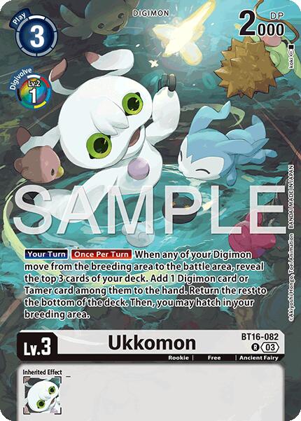 Ukkomon [BT16-082] (Limited Card Pack -Billion Bullet-) [Limited Card Pack -Billion Bullet-]
