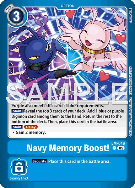 Navy Memory Boost! [LM-046] (Limited Card Pack -Billion Bullet-) [Limited Card Pack -Billion Bullet-]