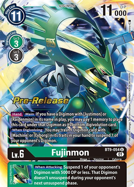 Fujinmon [BT9-054] [X Record Pre-Release Promos]