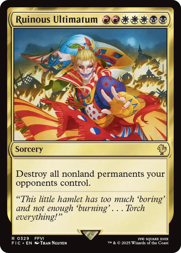 Ruinous Ultimatum (Surge Foil) [FINAL FANTASY Commander]