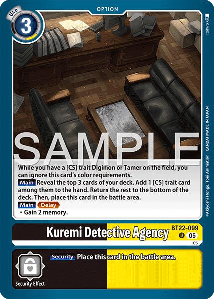 Kuremi Detective Agency [BT22-099] [Cyber Eden]