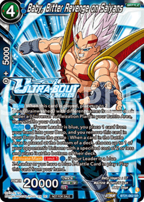 Baby, Bitter Revenge on Saiyans (Event Pack 17) (BT21-062) [Promotion Cards]