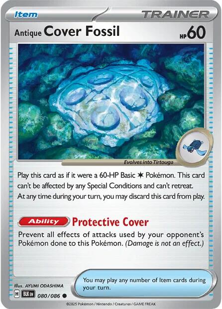 Antique Cover Fossil (080/086) [Scarlet & Violet: Black Bolt]