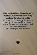 Blank Hero Token [FINAL FANTASY Tokens]