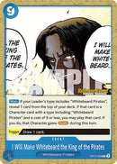 I Will Make Whitebeard the King of the Pirates [Legacy of the Master Release Event Cards]