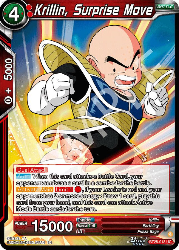 Krillin, Surprise Move (BT28-013) [Prismatic Clash]