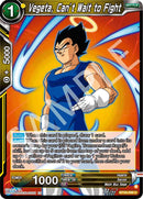Vegeta, Can't Wait to Fight (BT28-096) [Prismatic Clash]