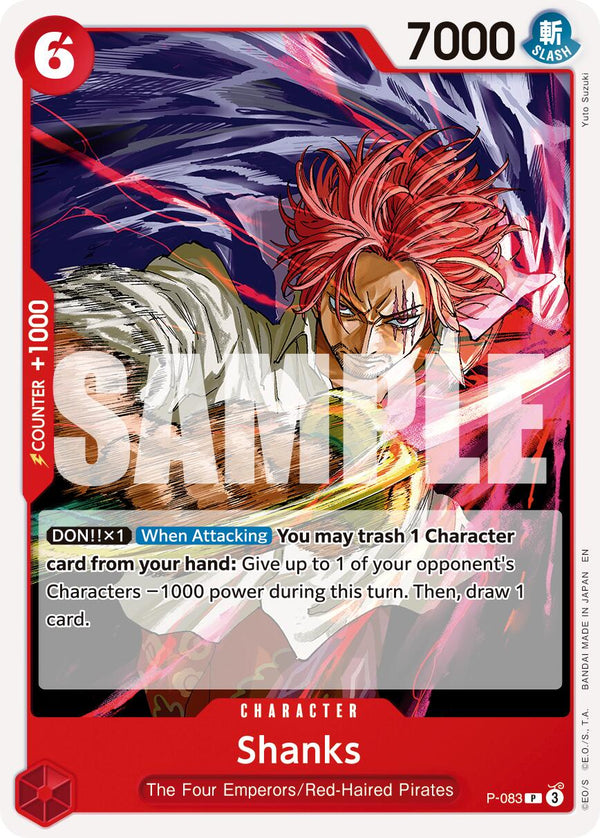 Shanks (P-083) (Reprint) [Premium Booster -The Best- Vol. 2]