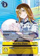 Makiko Date [BT23-082] (Alternate Art) [Hackers' Slumber]