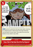 I Have a Plan to Take Down One of the Four Emperors!! [The Azure Sea's Seven Release Event Cards]