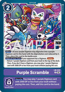 Purple Scramble [LM-032] (Reprint) [Advanced Booster Digimon Generation]