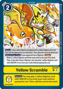 Yellow Scramble [LM-029] (Reprint) [Advanced Booster Digimon Generation]