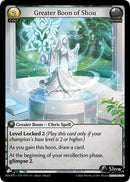 Greater Boon of Shou (070) [Radiant Origins: Pantheon]