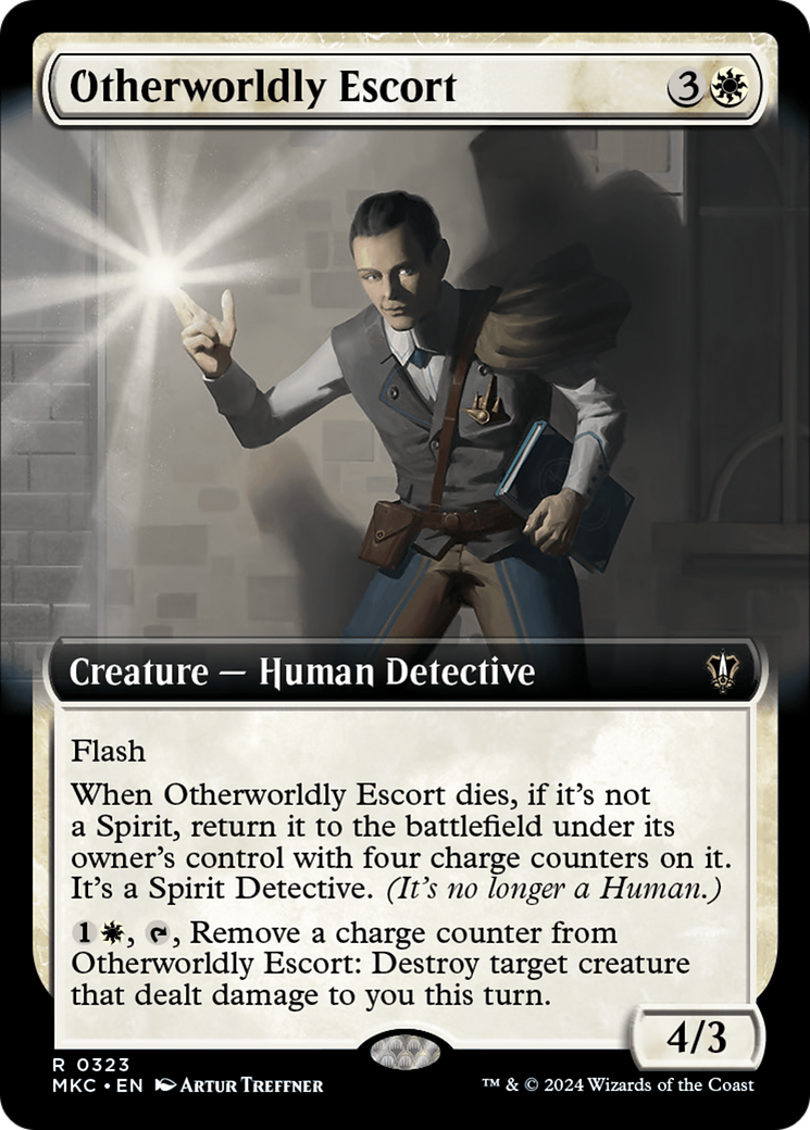 Otherworldly Escort (Extended Art) [Murders at Karlov Manor Commander]