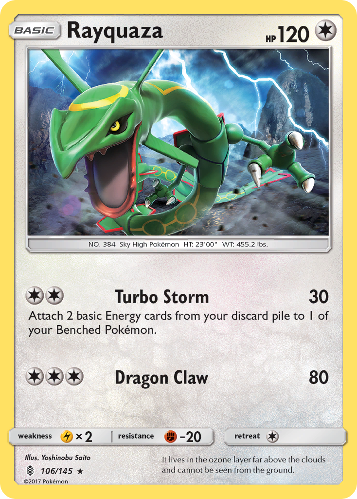 Rayquaza (106/145) [Sun & Moon: Guardians Rising]