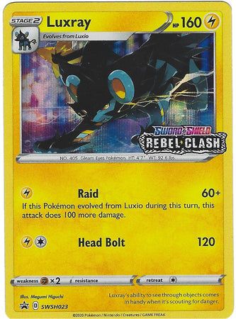 Luxray (SWSH023) (Prerelease Promo) [Sword & Shield: Black Star Promos]