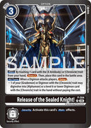 Release of the Sealed Knight! [P-204] [Limited Card Pack -Final Crest-]