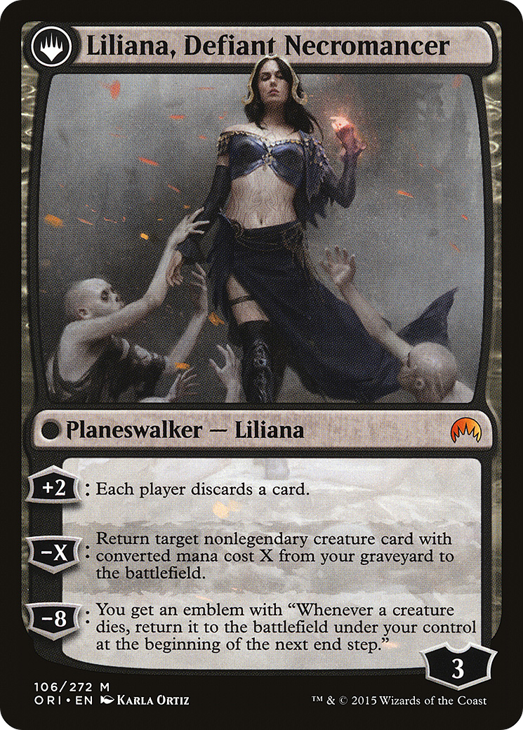 Liliana, Heretical Healer // Liliana, Defiant Necromancer [Secret Lair: From Cute to Brute]