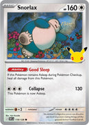 Snorlax (119/128) [Mega Evolution: 30th Celebration]