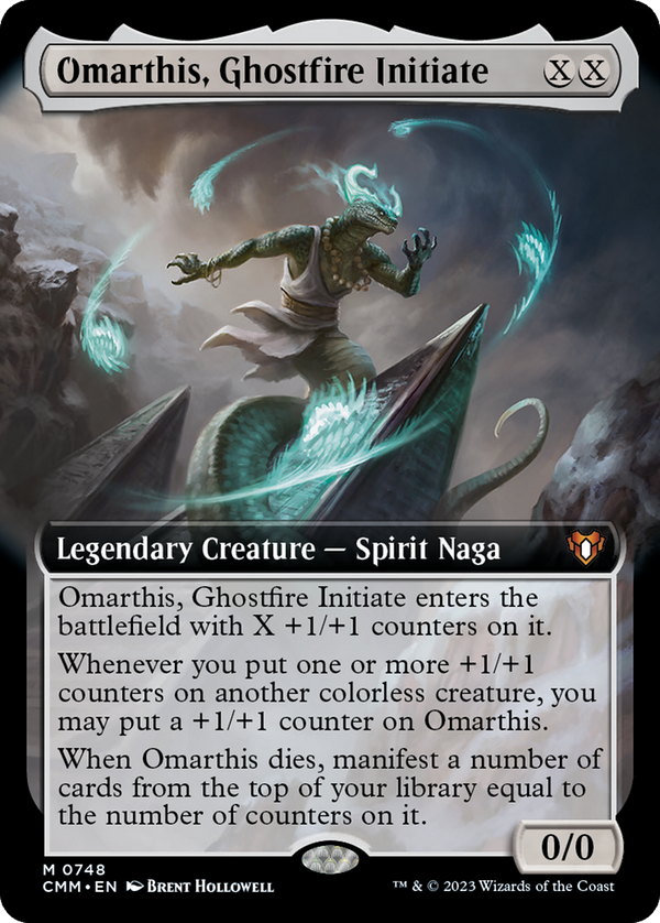 Omarthis, Ghostfire Initiate (Extended Art) [Commander Masters]