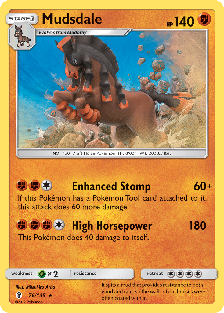 Mudsdale (76/145) [Sun & Moon: Guardians Rising]