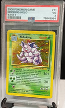 Nidoking - Holo 11/130 | Base Set II [PSA 3] (Crack on case)