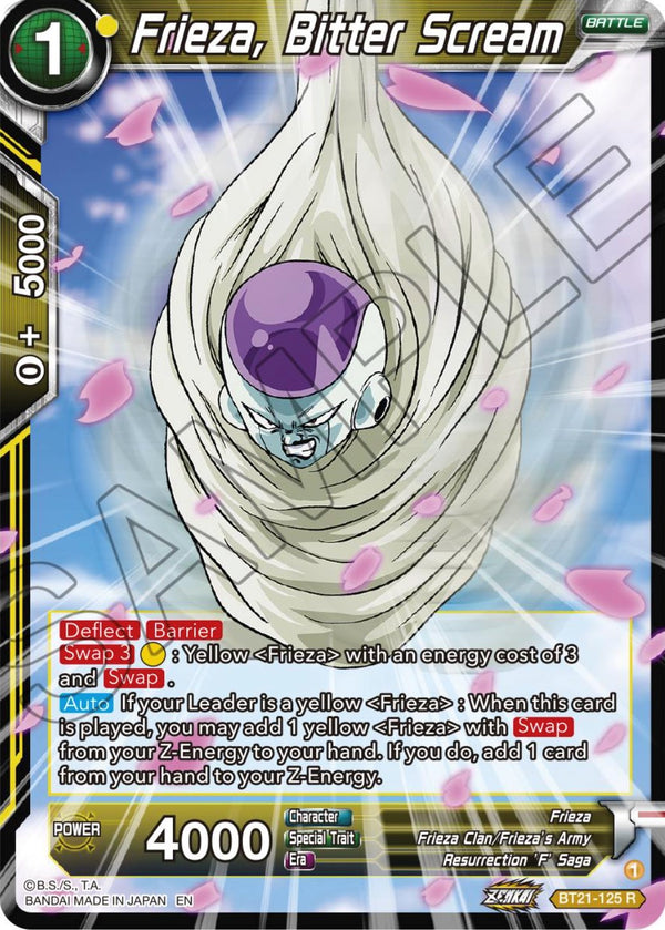 Frieza, Bitter Scream (BT21-125) [Wild Resurgence]