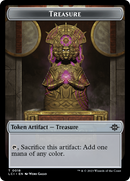 Treasure (0018) // Map Double-Sided Token [The Lost Caverns of Ixalan Tokens]