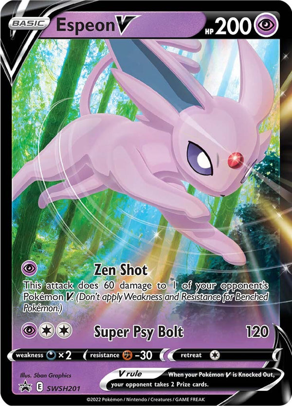 Espeon V (SWSH201) [Sword & Shield: Black Star Promos]