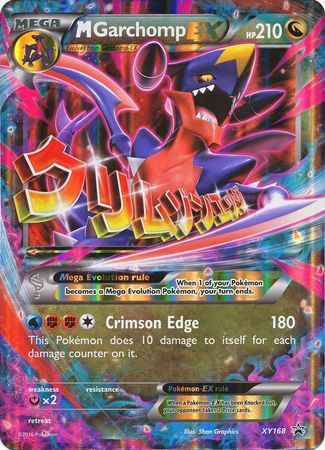 M Garchomp EX (XY168) (Jumbo Card) [XY: Black Star Promos]