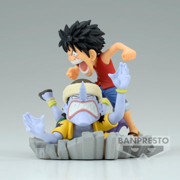 ONE PIECE WORLD COLLECTABLE FIGURE LOG STORIES-MONKEY.D.LUFFY & NAMI