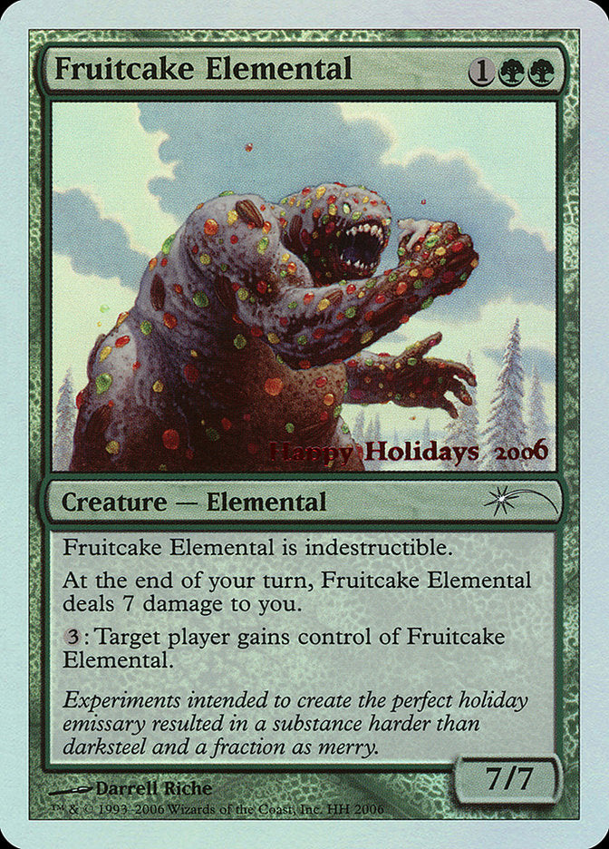 Fruitcake Elemental [Happy Holidays]