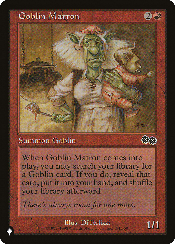 Goblin Matron (USG) [The List Reprints]