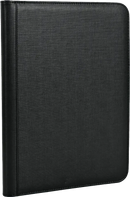 9-Pocket Premium Zip Binder (Black)