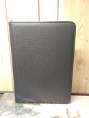 9-Pocket Premium Zip Binder (Black)