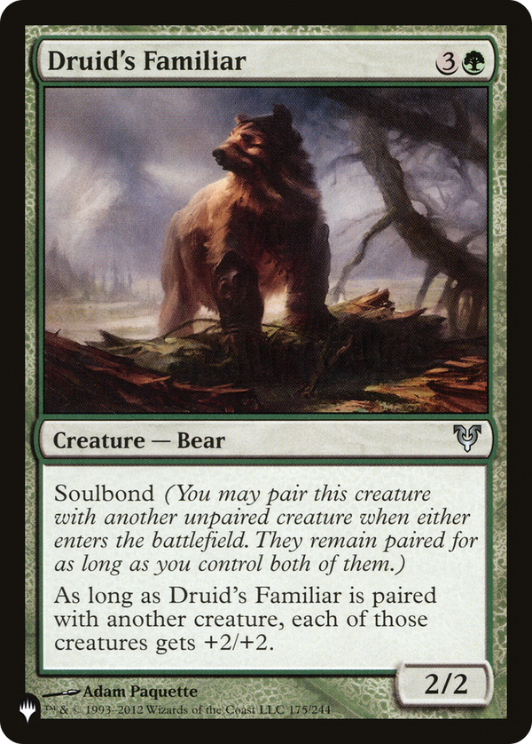 Druid's Familiar [The List Reprints]