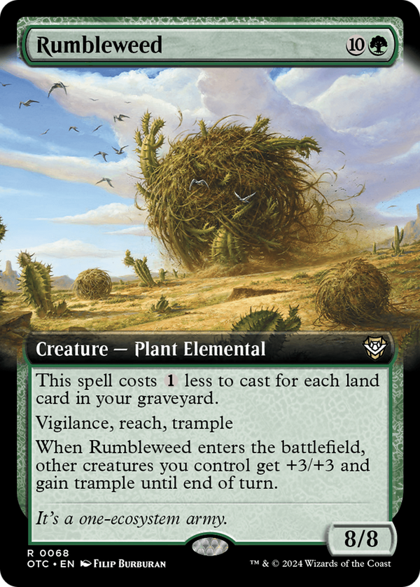 Rumbleweed (Extended Art) [Outlaws of Thunder Junction Commander]