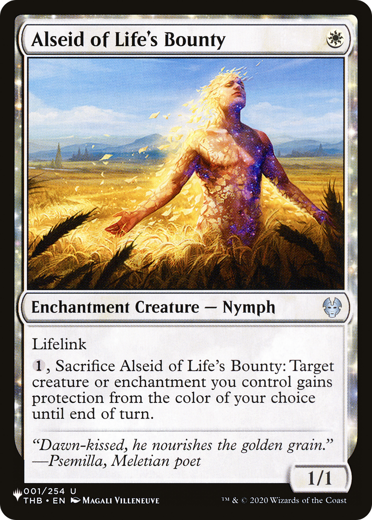 Alseid of Life's Bounty [The List]