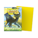 Matte Dual Standard Sleeves (Yellow & Silver) | Dragon Shield